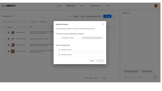 AIROXY screenshot