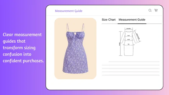 Pify Size Charts &amp; Size Guide screenshot