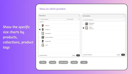 Pify Size Chart &amp; Size Guide screenshot