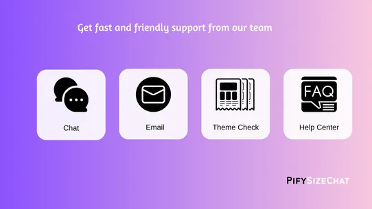 Pify Size Charts &amp; Size Guides screenshot