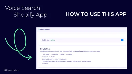 Magecurious Voice Search screenshot
