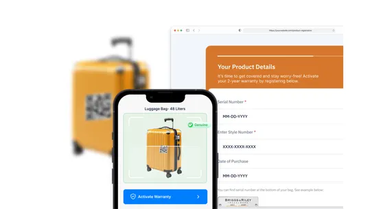Product Registration by Dyrect screenshot