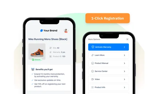 Product Registration by Dyrect screenshot