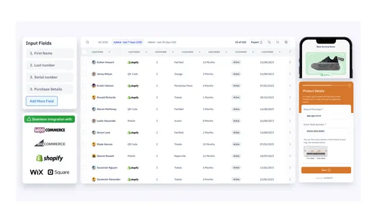 Product Registration by Dyrect screenshot