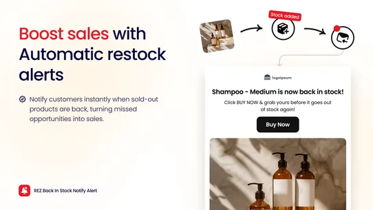 REZ Back In Stock Notify Me screenshot