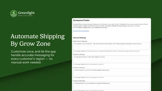 Greenlight ‑ Grow Zone Finder screenshot