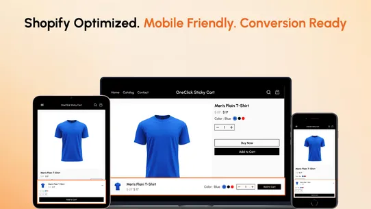 OneClick Sticky Cart screenshot