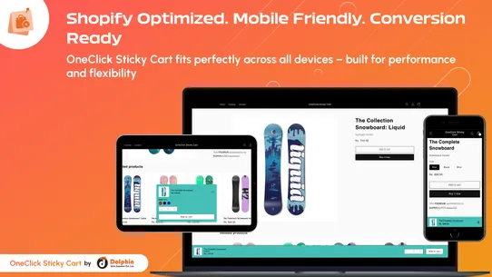 OneClick Sticky Cart screenshot