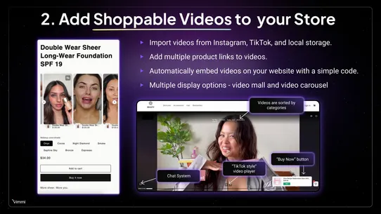 Vimmi: Live &amp; Video Commerce screenshot