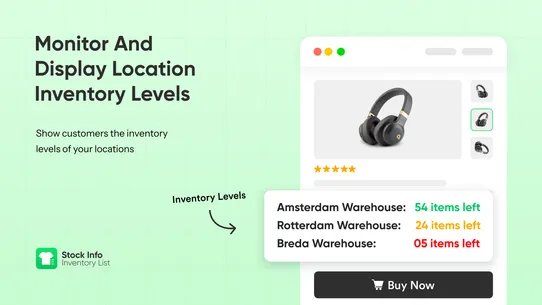 Stock Info ‑ Inventory List screenshot