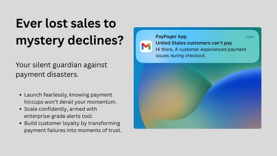 PayPager: Payment Issue Alerts screenshot