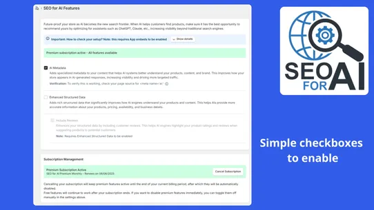 SEO for AI screenshot