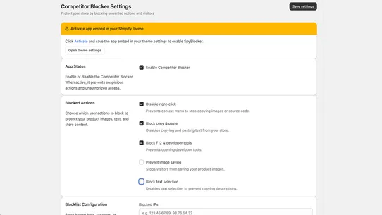 SpyBlocker – Block Competitors screenshot
