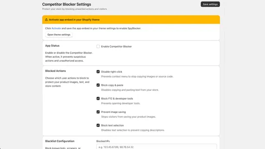 SpyBlocker – Block Competitors screenshot