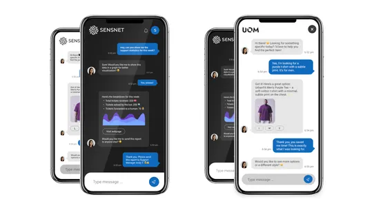 Sensbot AI Chatbot screenshot