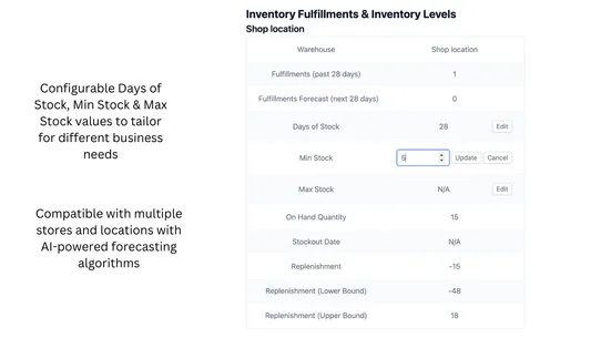 SkuPulse Inventory Forecasting screenshot
