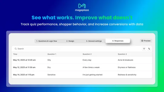 MP Product Quiz screenshot