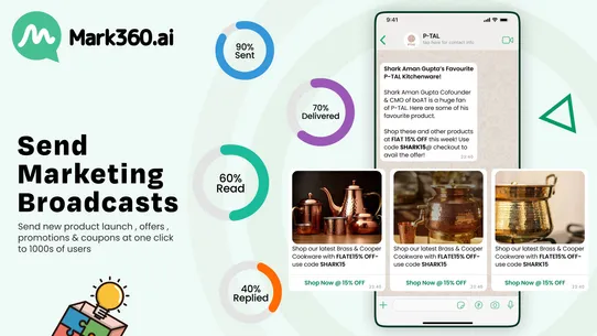 M360 Whatsapp Automation+Chat screenshot