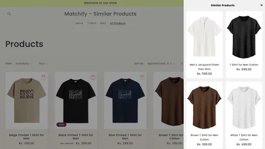 Matchify ‑ Similar Products screenshot