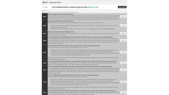 WTE ‑ Duplicate Finder screenshot