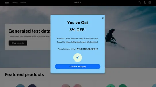 User Adoption: Popup Email Ph. screenshot
