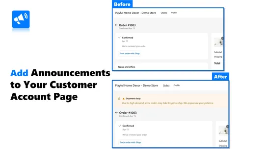 Elevix: Customer Account Bar screenshot