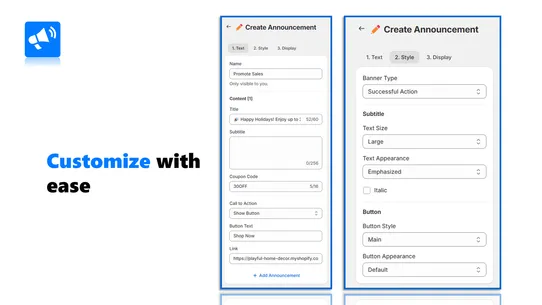 Elevix: Customer Account Bar screenshot