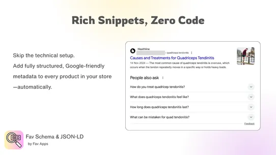 Fav JSON‑LD &amp; Schema for SEO screenshot