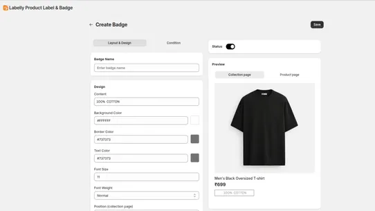 Labelly Product Label &amp; Badge screenshot