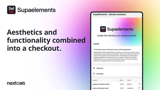 SupaElements: Custom Checkout screenshot