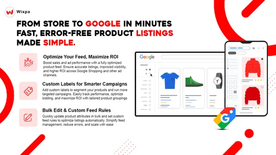 Wixpa Google Shopping Feed screenshot