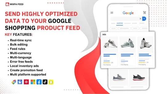 Wixpa Google Shopping Feed screenshot