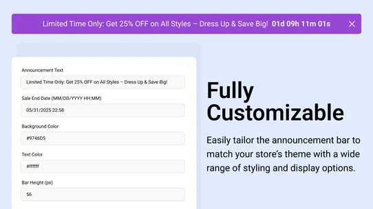 Urgency Bar screenshot
