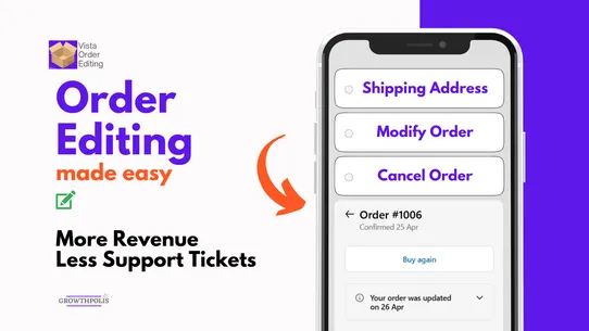 Vista Order Editing screenshot