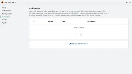 Bsale (Perú) screenshot