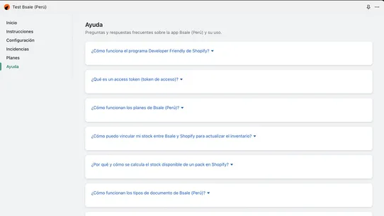 Bsale (Perú) screenshot