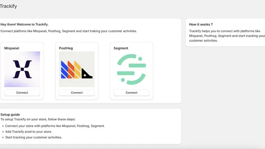 Trackify screenshot