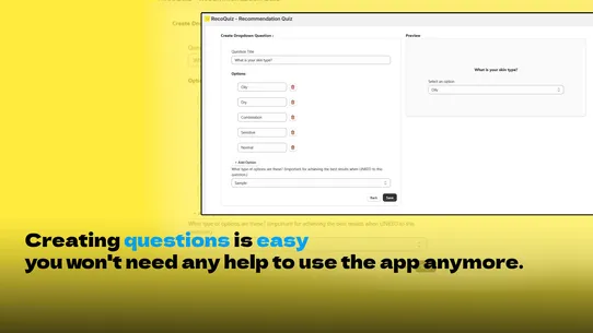 RecoQuiz ‑ Recommendation Quiz screenshot