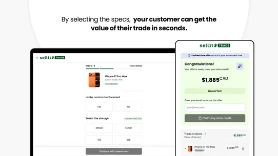 SELLIT9 Trade screenshot