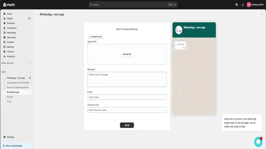 WhatsApp : wov.app screenshot