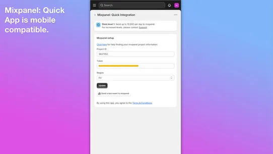 Mixpanel: Quick Integration screenshot
