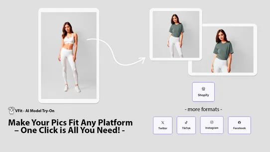 VFit ‑ AI Model Try‑On screenshot