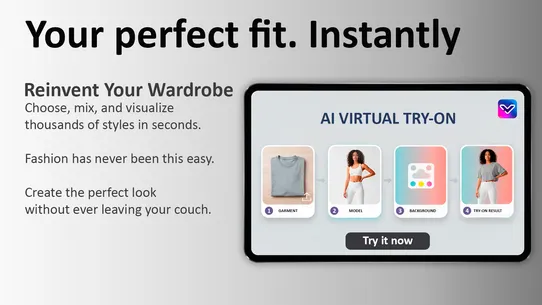 VFit: AI Model Photos &amp; Try‑On screenshot
