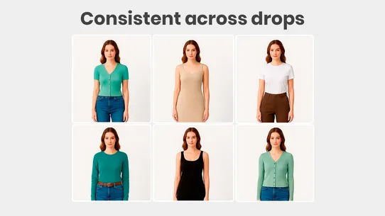 vFit: Try‑On &amp; On‑Model Photos screenshot