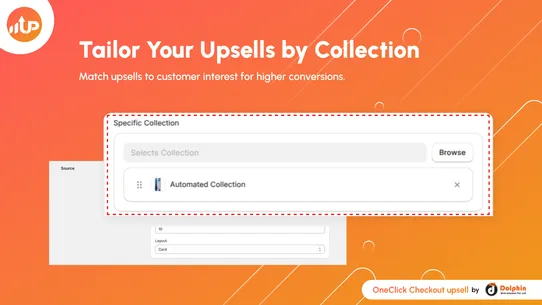 OneClick Checkout Upsell screenshot