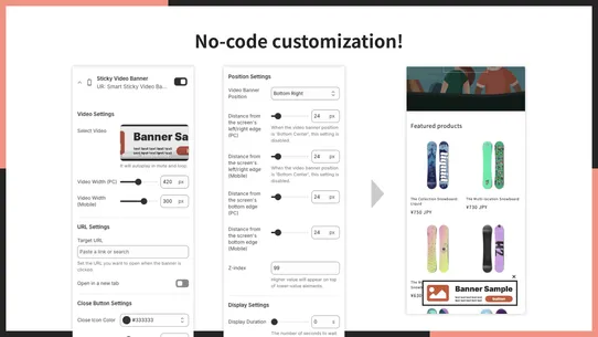 UR: Smart Sticky Video Banner screenshot