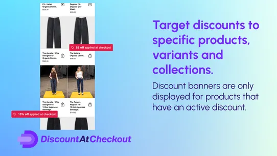 Discount at Checkout screenshot