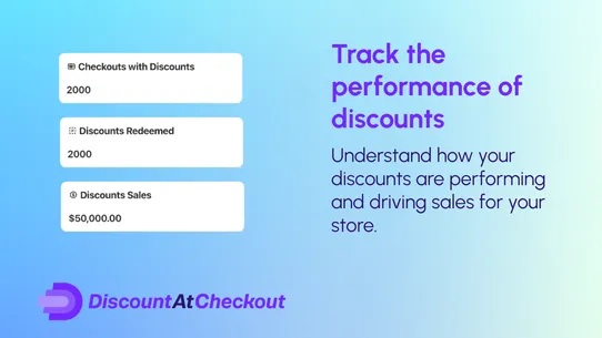Discount at Checkout screenshot