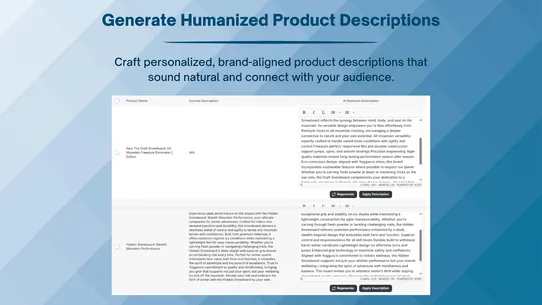 HumanizeGPT Product Writer screenshot