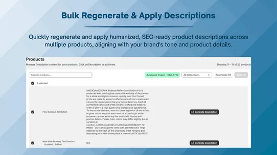 HumanizeGPT Product Writer screenshot